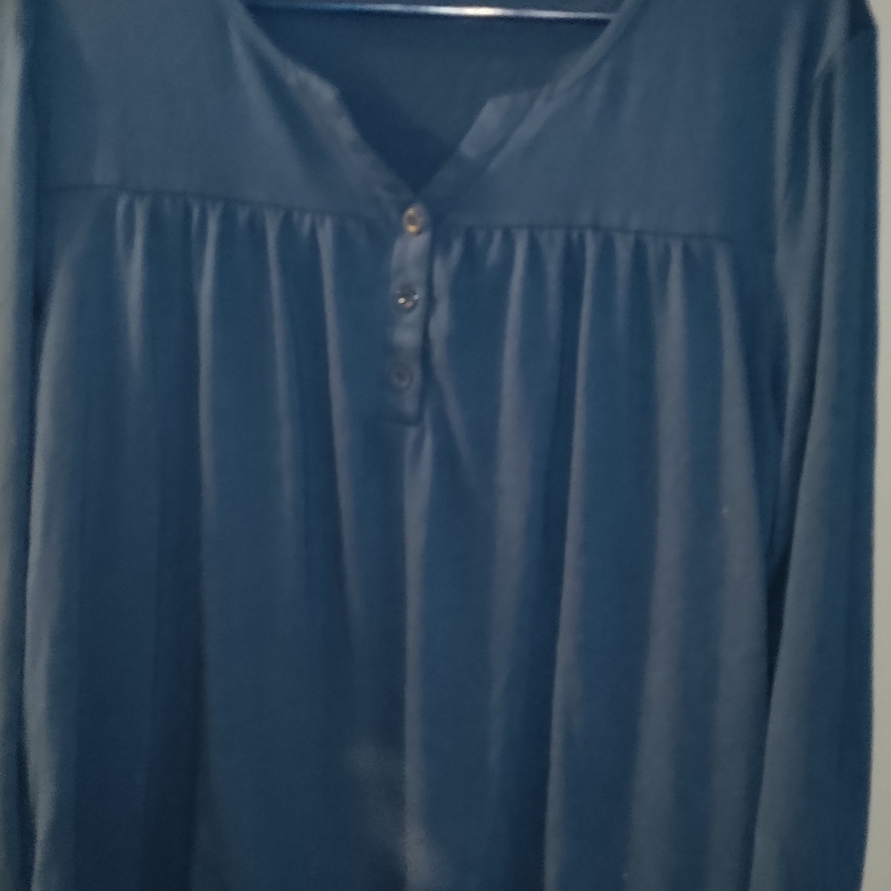 Teal long sleeve 2x